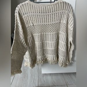 Cotton by Autumn cashmere. Creme colored sweater. Size M.